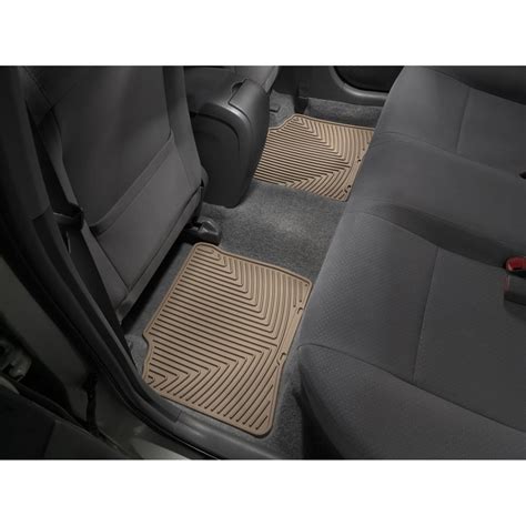 Weathertech All-Weather Tan Rear Floor Mat Set W130TN