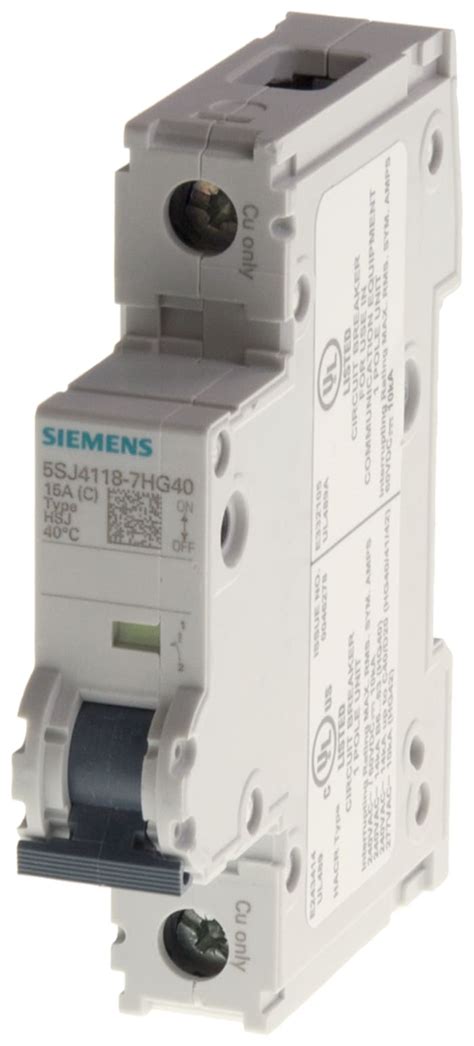 5SL4108-6 Siemens | Siemens SENTRON 5SL4 MCB, 1P, 8A Curve B, 400V AC ...