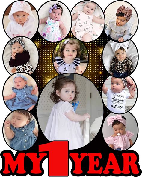 Shri Kanth Art Personalized | Customized 1st Birthday Photo Cutout ...