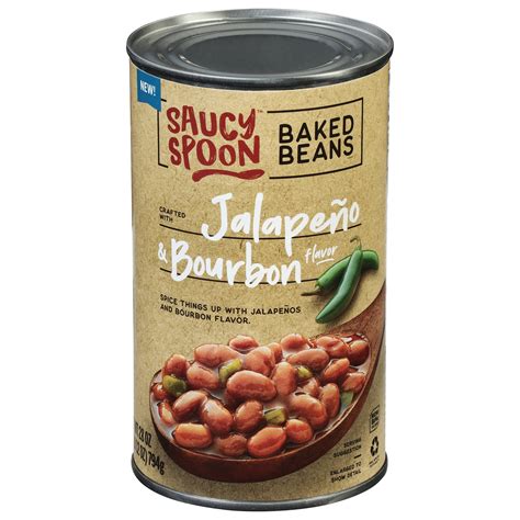 Saucy Spoon Baked Beans Jalapeno & Bourbon - Shop Beans & legumes at H-E-B
