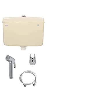 SHRUTI PVC Dual 9.Liter + 3.Liter Center Push Flushing Cistern Flush ...