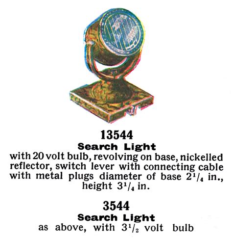 File:Searchlight on base, Märklin 3544 13544 (MarklinCat 1936).jpg ...