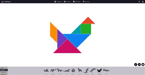 Image result for Mathigon Tangram Number 4