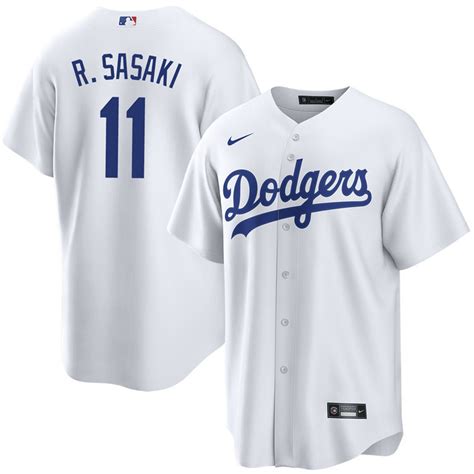 Roki Sasaki Youth Jersey - LA Dodgers Replica Kids Home Jersey