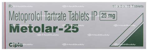 Metolar 25 Tablet: Price, Uses, Side Effects & How to Use - MediBuddy