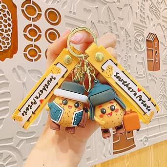 Alokik Enterprise Cute Keychain Set of 4 – Traveling Potato with ...