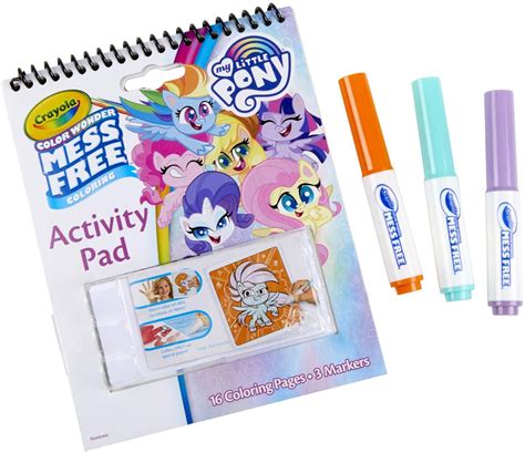 New My Little Pony: Pony Life Crayola Color Wonder Activity Pad ...