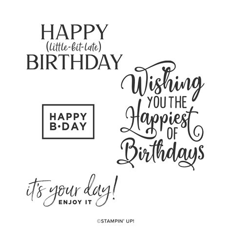 Create birthday cards with this stamp set by Stampin’ Up!
