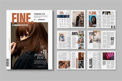 Modern Magazine Template [Indesign, INDD] - BrandPacks
