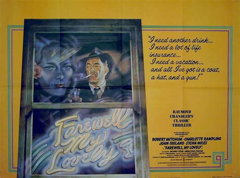 FAREWELL MY LOVELY | Brtish David McMacken Quad Film Poster