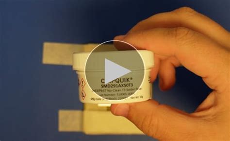 Lead Solder Paste Chip Quik NC191AX15 Solder Paste - Sn63/Pb37 T4 Alloy ...