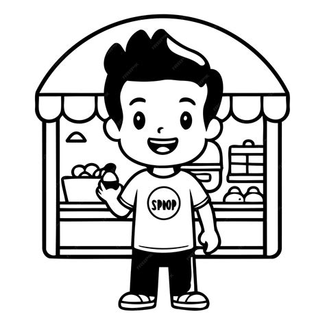 Kids Buy Food Cartoon 的图像结果