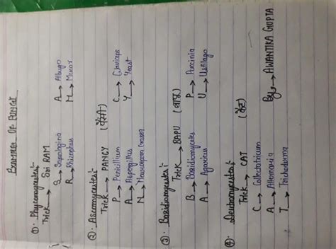 Tricks to remember example of Fungi.its all about to help you so don't ...