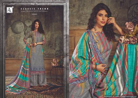 Alok By Noorie Pure Wool Pashmina Designer Dress Material Collection.