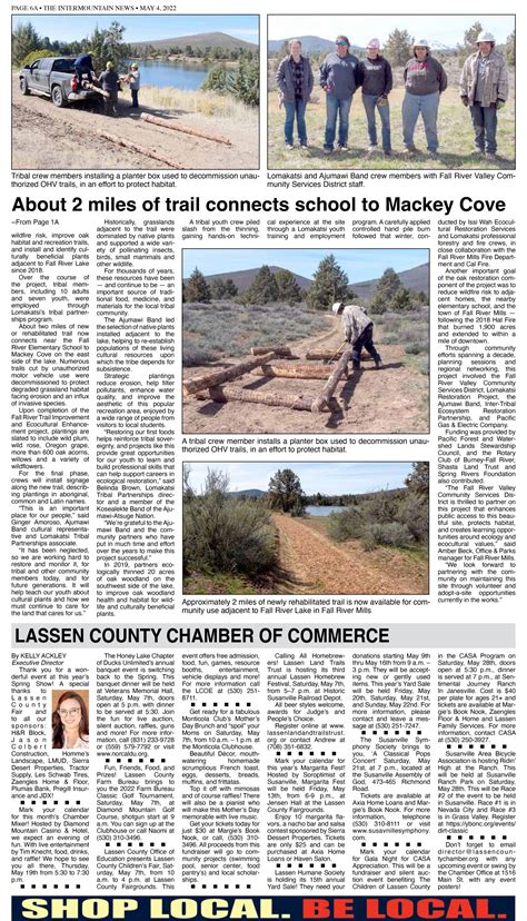 Inter-tribal crew puts final touches on project in Fall River, CA ...