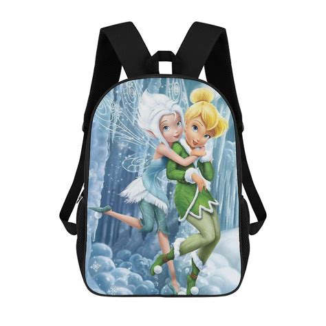 Tinker Bell Cartoon 17" Backpack 3d Printed Backpacks Travel Daypacks ...