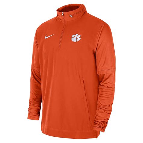 Nike Clemson Tigers 2023 Coach Half-Zip Hooded Jacket | Academy