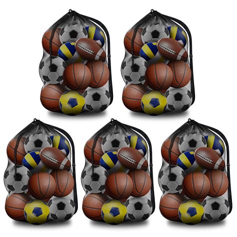 Snapklik.com : BROTOU Extra Large Sports Ball Bag Mesh, Basketball Bags ...