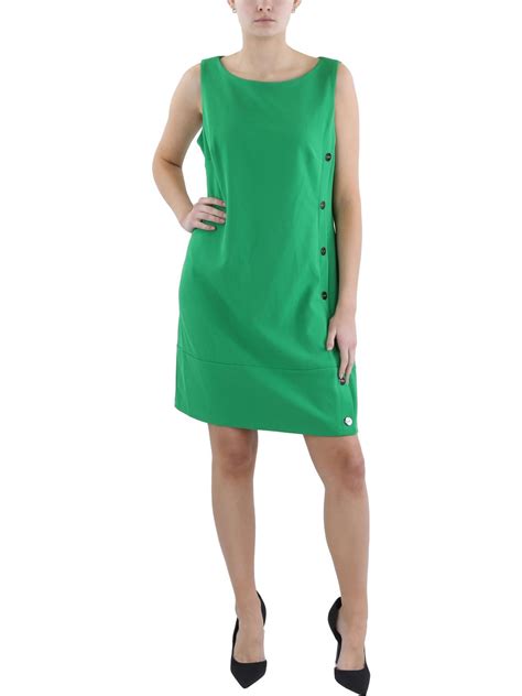 DKNY Womens Color block Shift Shift Dress - Walmart.com