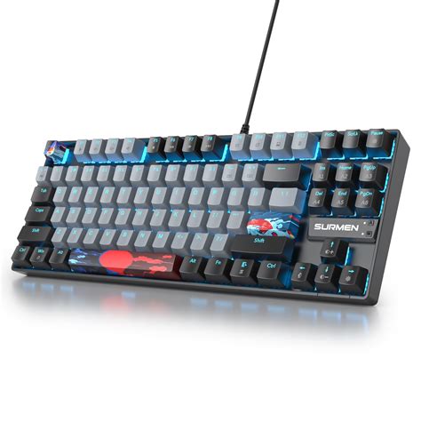 Owpkeenthy 75 Mechanical Gaming Keyboard With Red Switch Rgb Backlit ...