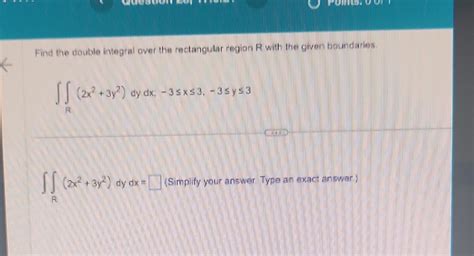 Image result for Double Integral Over a Rectangular Region Formula