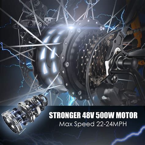 Buy ANCHEER Electric Bike, 26 * 4.0 Fat Tire Ebike for Adults, 3A 3 ...