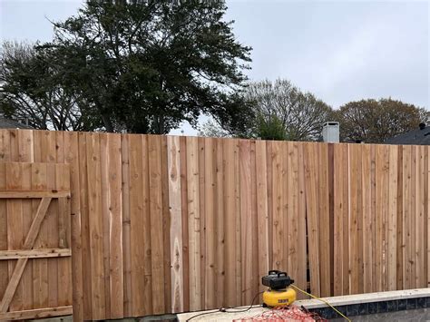 Overlapping Wood Fencing Wood Fence Installation Company | Power Fence