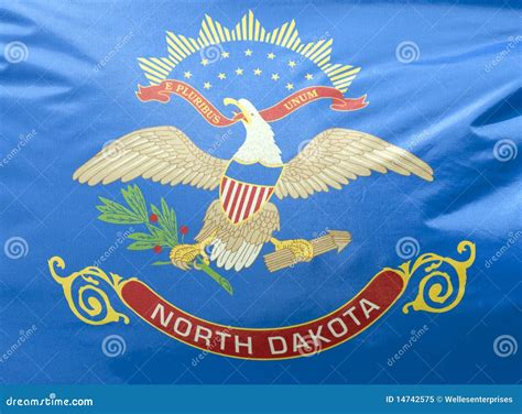 North Dakota State Flag stock image. Image of logo, bismarck - 14742575