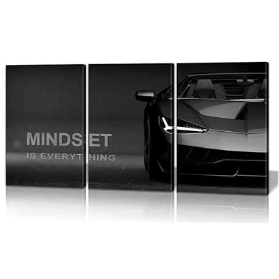 Buy KAWAHONE Motivational Canvas Wall Art Lamborghini Posters Prints ...