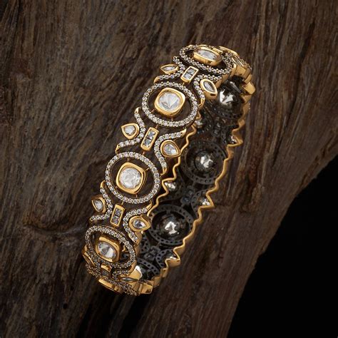 Regal Kundan Bangles Set | Discover New Kundan Bangles Designs