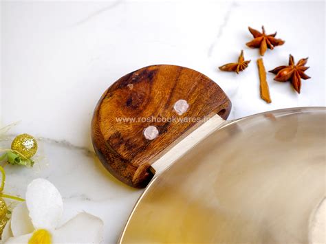 Bronze Premium - Appam Pan Wooden Handle - With Brass Lid . – Rosh ...