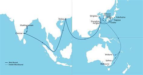 Ningbo Shanghai China Route Map