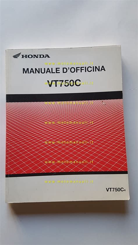 Honda VT 750 C 2003 manuale officina italiano originale - MotoFox