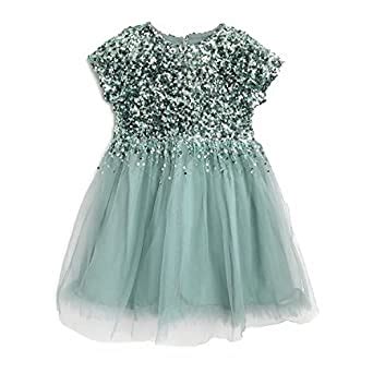 Buy Cherry Crumble California Girl's Synthetic Fit and Flare Knee ...