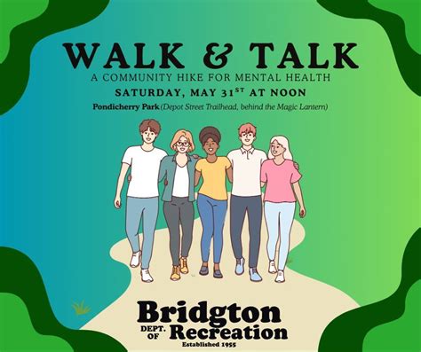 Walk & Talk: A Community Hike for Mental Health, Pondicherry Park ...
