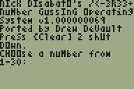 Wacky Fun Random Numbar Generator OS - ticalc.org