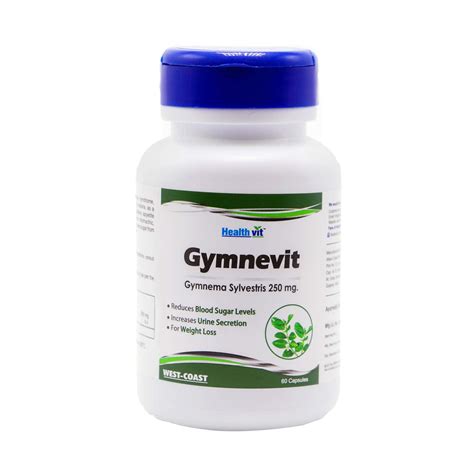 Healthvit Gymnevit Gymnema Sylvestris 250mg | For Blood Sugar