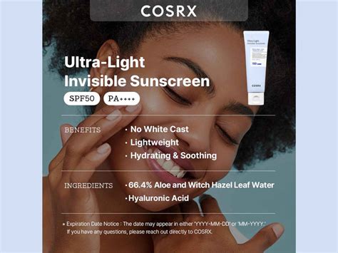 Buy COSRX Ultra-Light Invisible Sunscreen SPF 50 PA++++ Online at Best ...