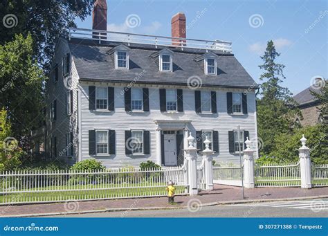 Ropes Mansion Salem Massachusetts Stock Photo - Image of architecture ...