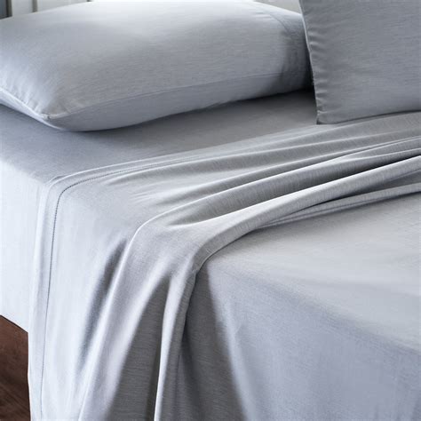 Buy Emmie Made With Egyptian Cotton Ultra Soft Grey Marble Bed Sheet ...