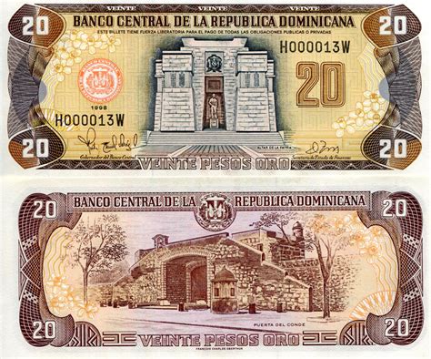 RWM | Dominican Republic 20 Pesos Oro UNC pick #: 154b