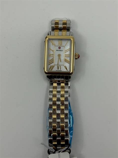 Michele Deco Park Two-Tone 18K Gold-Plated Watch MWW06E000145 for Rs ...
