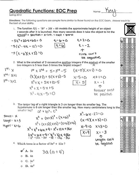 Algebra Eoc Practice Test 1pdf
