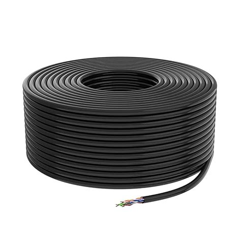 CP Plus CP-EST-6TGD23-100 Cat6 STP Cable | 100 Meter Drum | Solid Bare ...