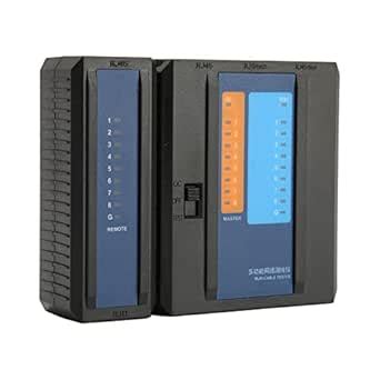 RJ45 Multi Network Cable Tester, 3-RJ45 Port + 1 RJ11 Port Test POE ...