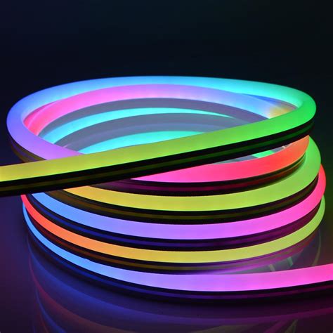Led Neon Ws2811 Pixel Strip Light Rgb Flexible Neon Light Neno Flex ...