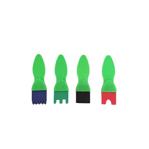 Set De 4 Brochas Con Texturas - Seigard