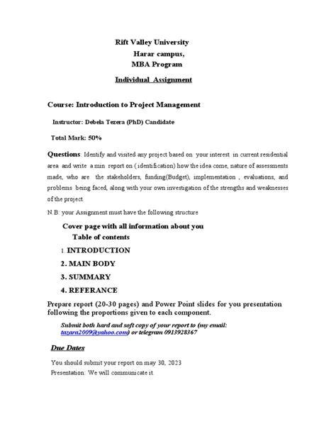 Project Management Assignment 的图像结果