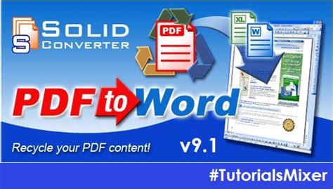 Solid Converter PDF v9.1 Full, Gran Convertidor de PDF A Word ...