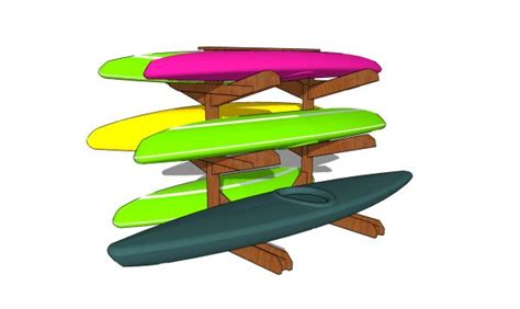 Build a Kayak Rack Plans 的图像结果